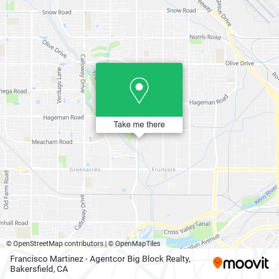 Francisco Martinez - Agentcor Big Block Realty map