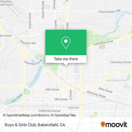 Mapa de Boys & Girls Club