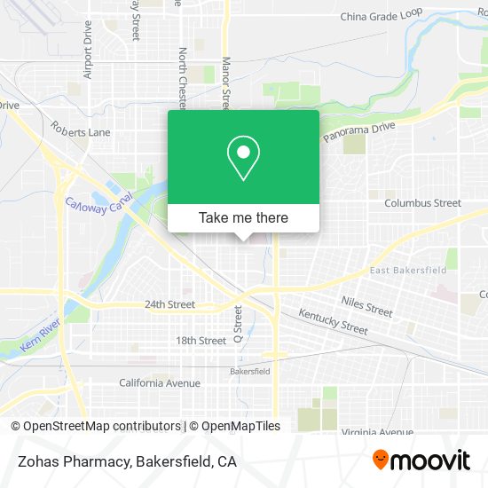 Mapa de Zohas Pharmacy