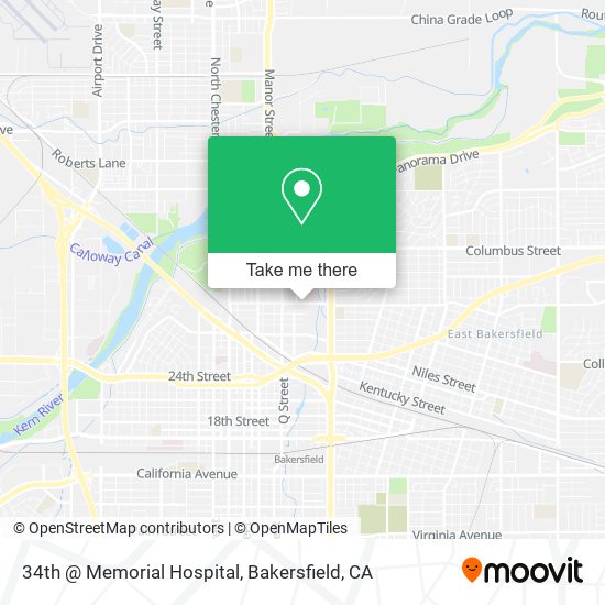 34th @ Memorial Hospital map