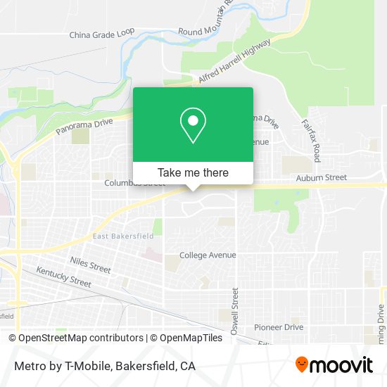 Metro by T-Mobile map