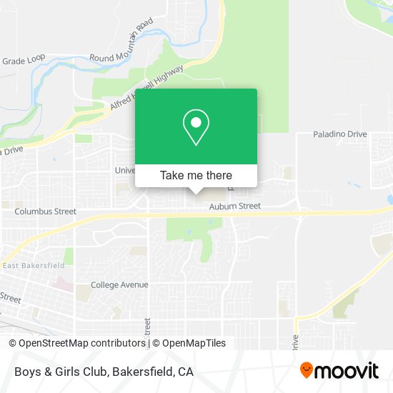 Boys & Girls Club map