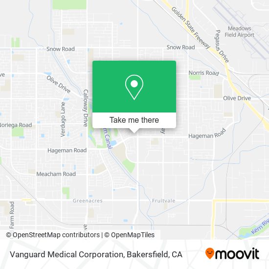 Mapa de Vanguard Medical Corporation
