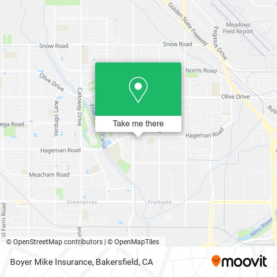Boyer Mike Insurance map