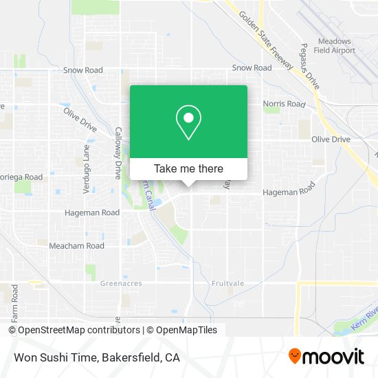 Won Sushi Time map