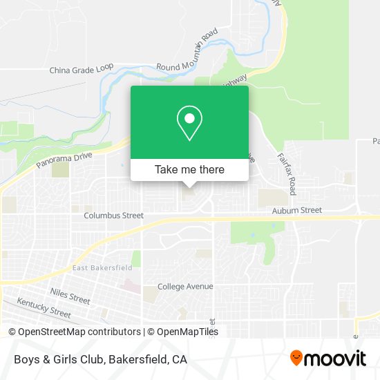 Boys & Girls Club map