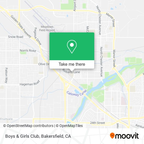 Boys & Girls Club map