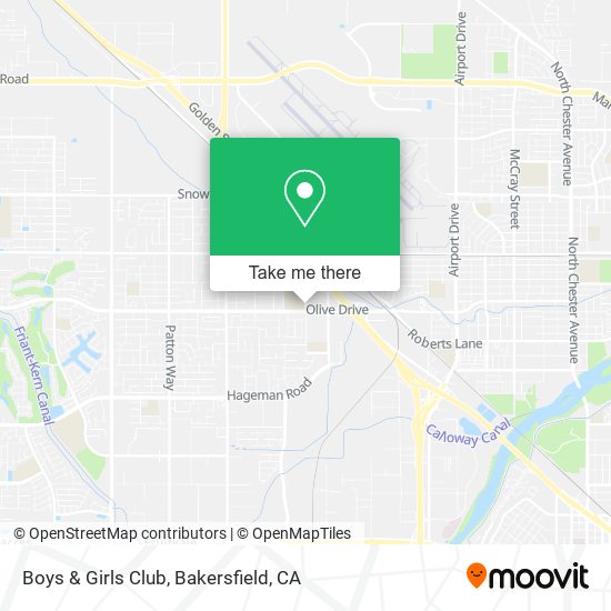 Boys & Girls Club map