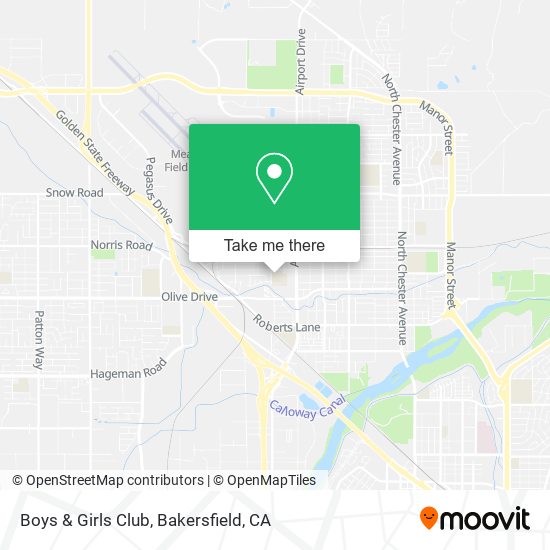 Boys & Girls Club map