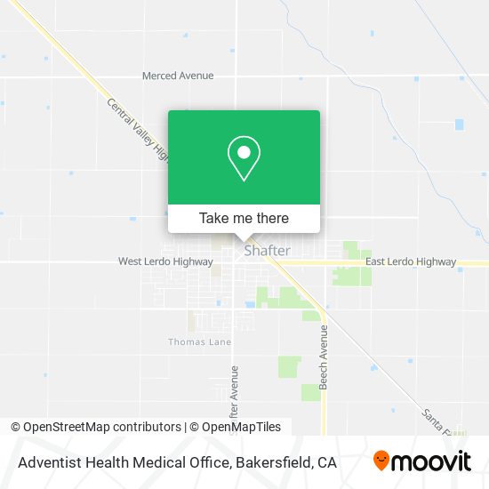 Mapa de Adventist Health Medical Office