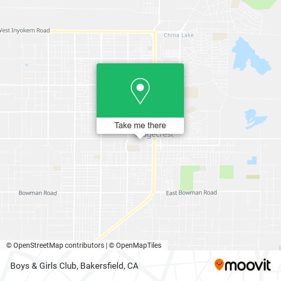 Boys & Girls Club map