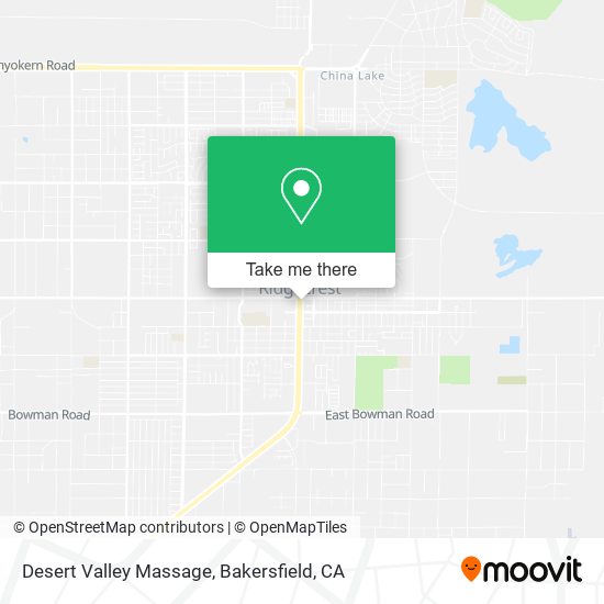 Desert Valley Massage map