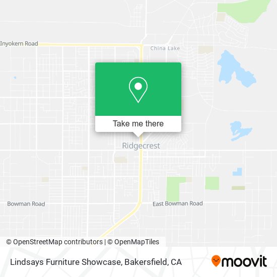 Lindsays Furniture Showcase map