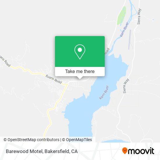 Barewood Motel map