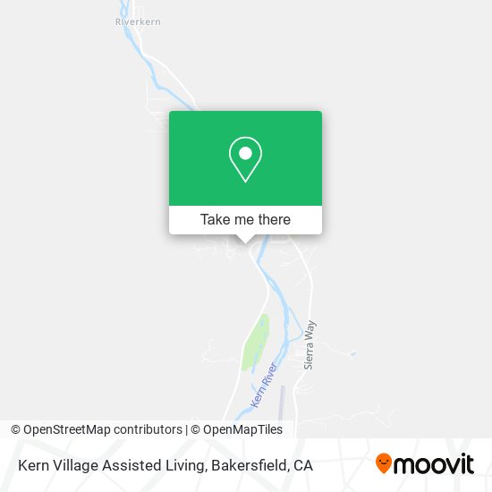 Kern Village Assisted Living map