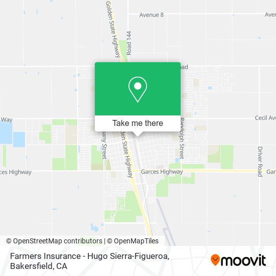 Farmers Insurance - Hugo Sierra-Figueroa map