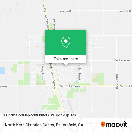 Mapa de North Kern Christian Center