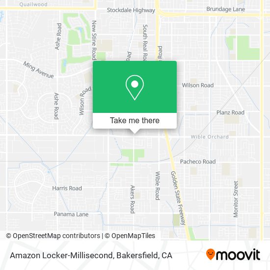 Amazon Locker-Millisecond map