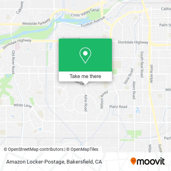 Amazon Locker-Postage map