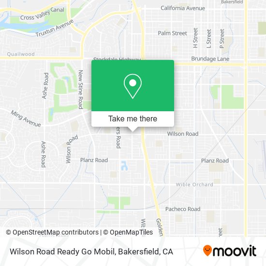 Wilson Road Ready Go Mobil map