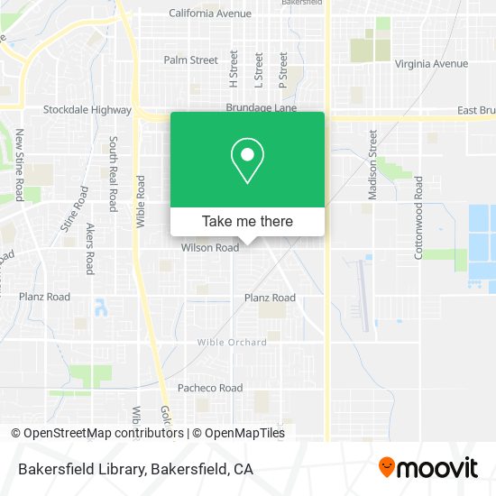 Mapa de Bakersfield Library