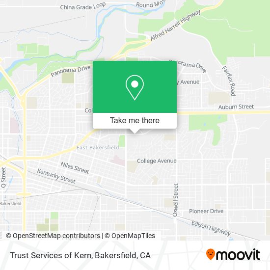 Mapa de Trust Services of Kern