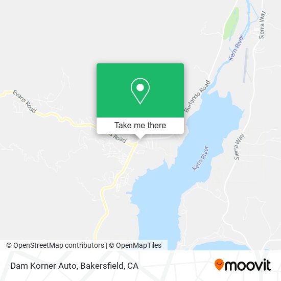 Dam Korner Auto map