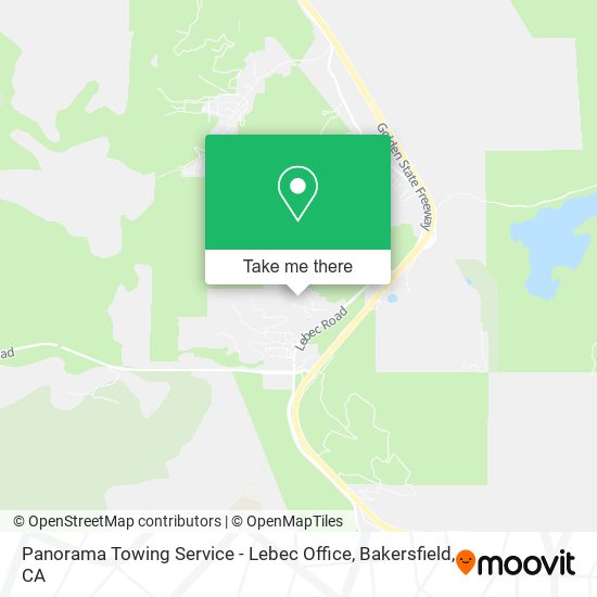 Panorama Towing Service - Lebec Office map