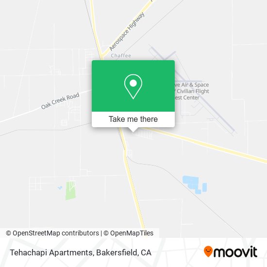 Mapa de Tehachapi Apartments