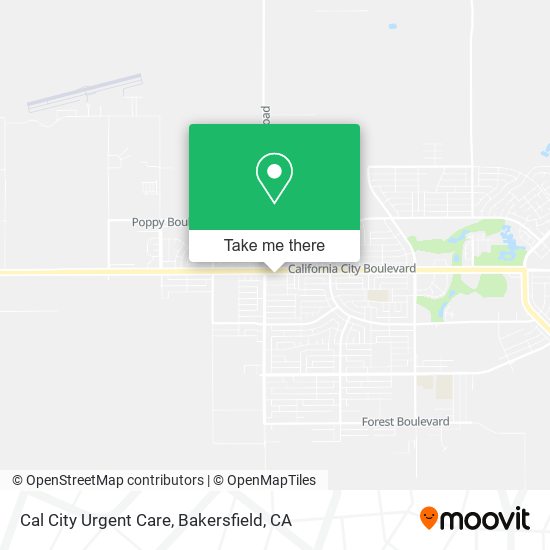 Cal City Urgent Care map