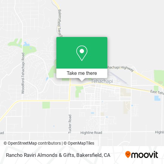 Rancho Raviri Almonds & Gifts map