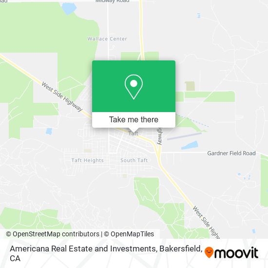 Americana Real Estate and Investments map