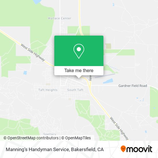 Manning's Handyman Service map