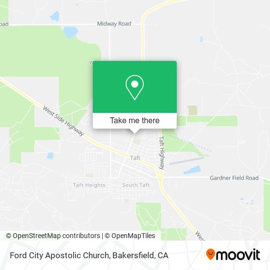 Ford City Apostolic Church map