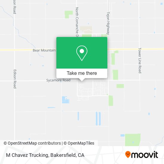 M Chavez Trucking map