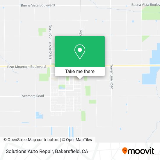 Solutions Auto Repair map