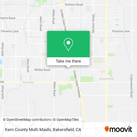 Kern County Multi Maids map