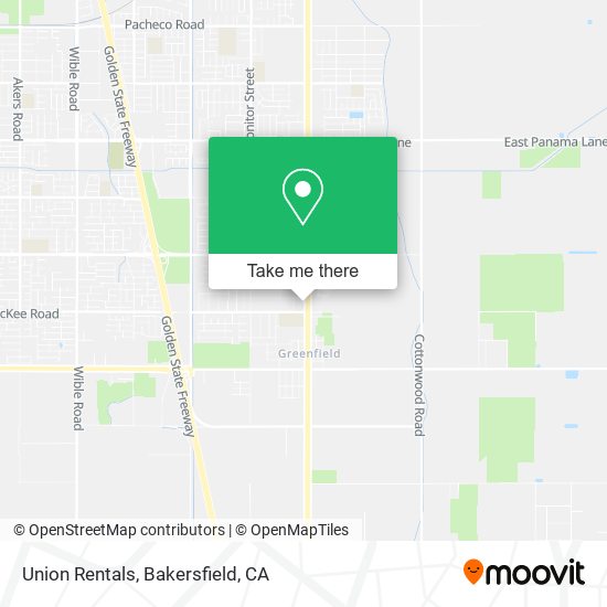 Union Rentals map