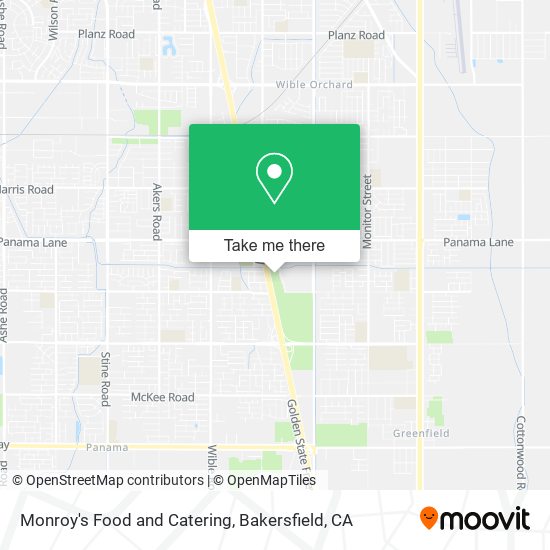 Monroy's Food and Catering map