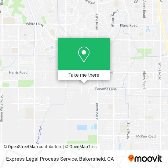 Express Legal Process Service map