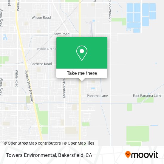 Mapa de Towers Environmental