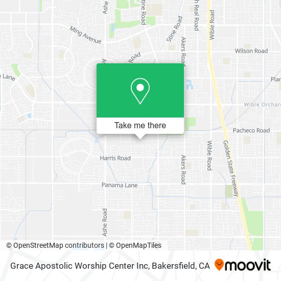 Grace Apostolic Worship Center Inc map