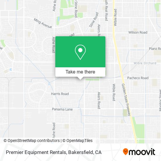 Premier Equipment Rentals map