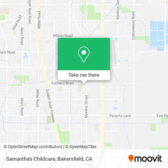 Samantha's Childcare map