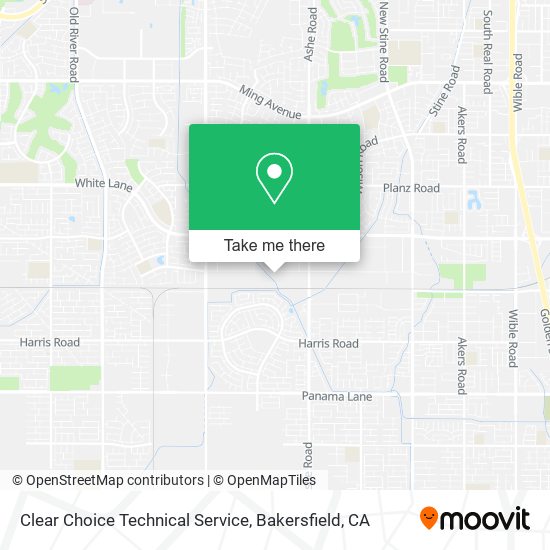 Clear Choice Technical Service map