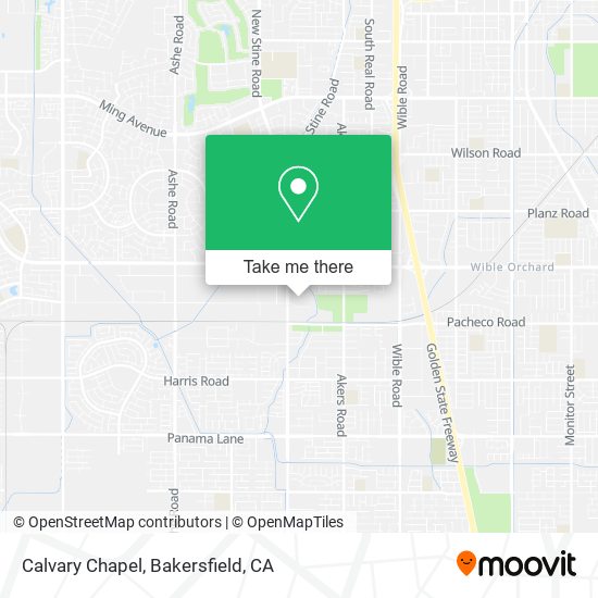 Calvary Chapel map