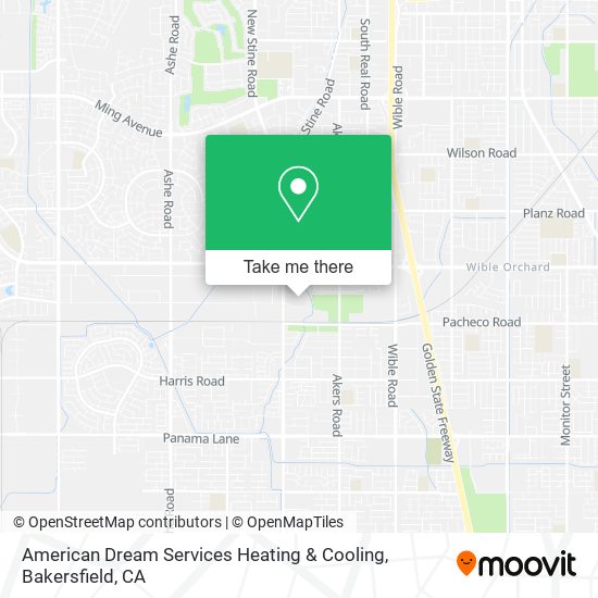 American Dream Services Heating & Cooling map