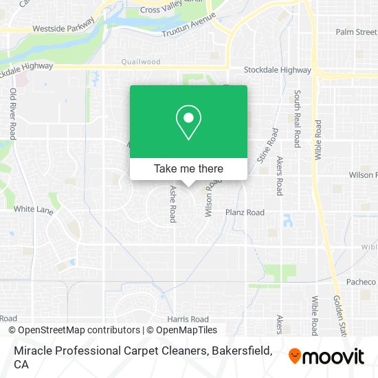 Miracle Professional Carpet Cleaners map