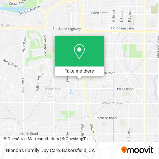 Glenda's Family Day Care map