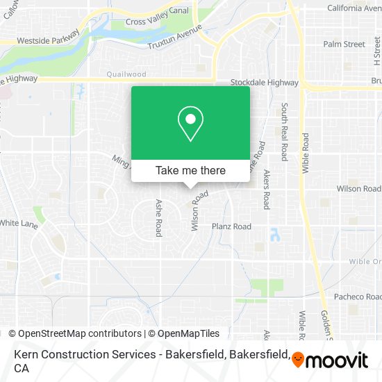 Kern Construction Services - Bakersfield map